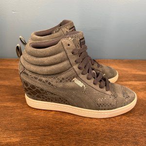 Puma Suede High Top Classic Wedge Sneakers Size 9